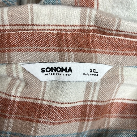 Sonoma Goods for Life Lightweight Flannel Shirt - Women’s XXL - Picture 6 of 7